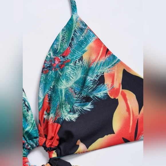 Tropical Print Maxi Dress - Picture 3 of 4